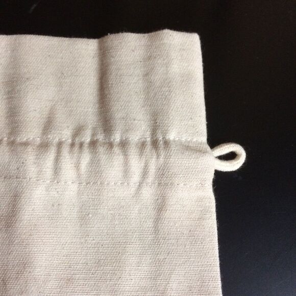 NWOT Valia Gabriel Cotton Drawstring Dust Bag - Picture 4 of 5